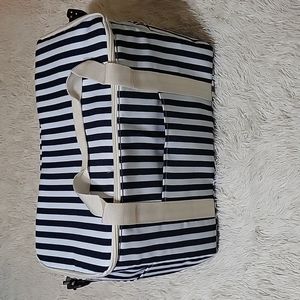 NWT DSW Exclusive Soft Sided Cooler With Blue Stripes
